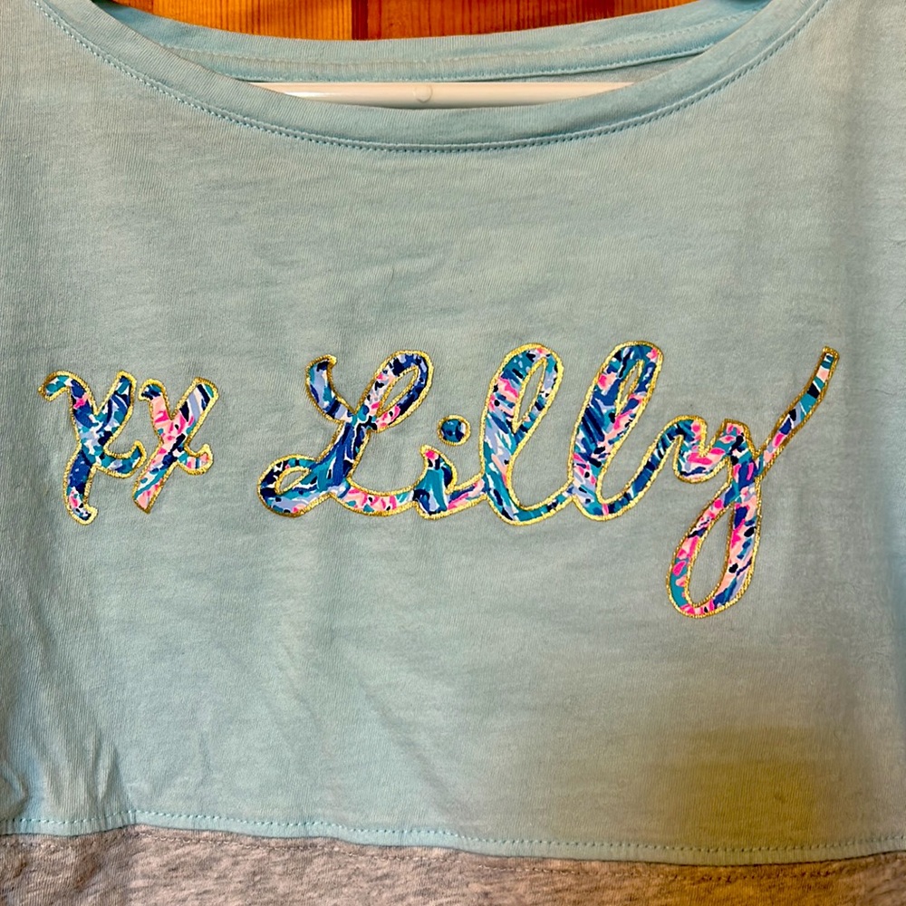Girls size L Lilly Pulitzer l/s t-shirt 💓💙💗💙